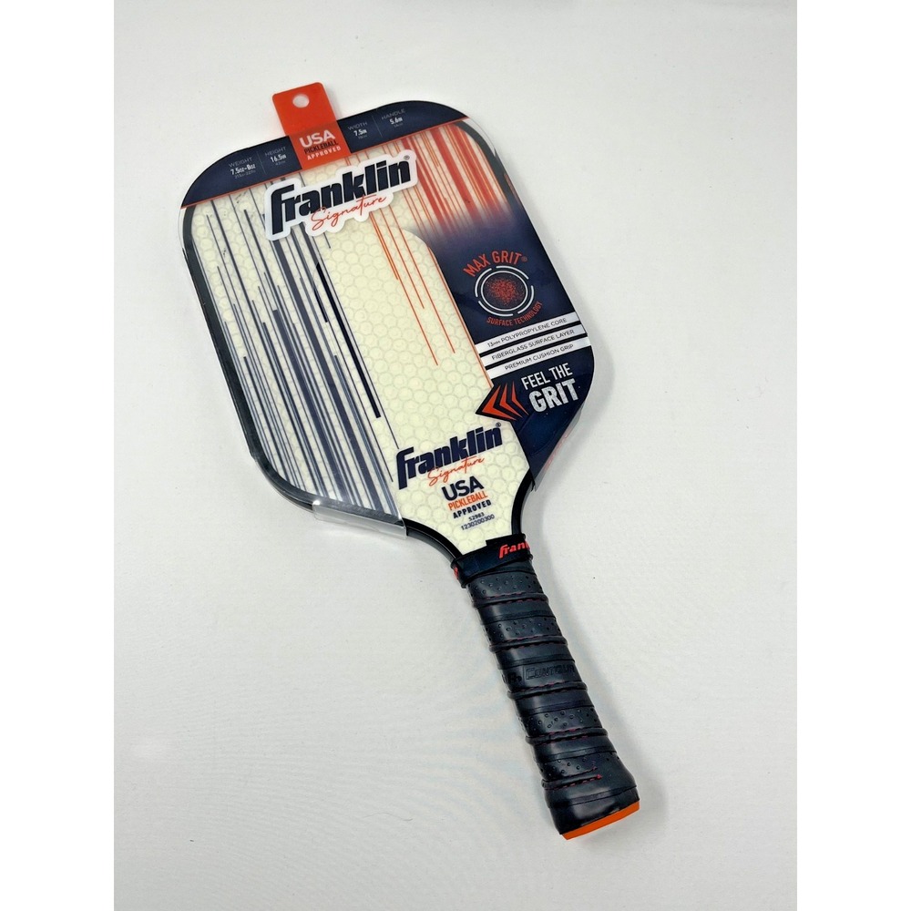 Franklin Signature Pro Series 13mm Pickleball Paddle White 52983